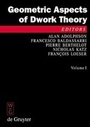 Cover: Geometric Aspects of Dwork Theory - De Gruyter
