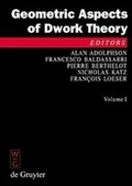 Cover: Geometric Aspects of Dwork Theory - De Gruyter