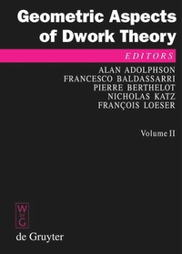 Enlarge image Cover: Geometric Aspects of Dwork Theory - De Gruyter