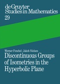 Cover: Discontinuous Groups of Isometries in the Hyperbolic Plane - De Gruyter