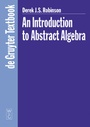 Cover: An Introduction to Abstract Algebra - De Gruyter