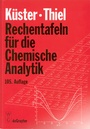 Bild: Rechentafeln für die Chemische Analytik - De Gruyter