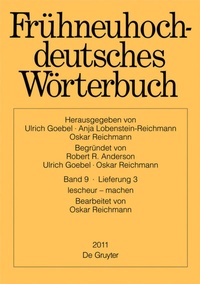 Abbildung von: Frühneuhochdeutsches Wörterbuch / lescheur - machen - De Gruyter