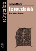 Cover: Das poetische Werk - De Gruyter
