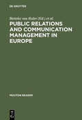 Cover: Public Relations and Communication Management in Europe - De Gruyter Mouton