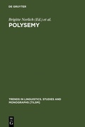 Cover: Polysemy - De Gruyter Mouton