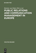 Cover: Public Relations and Communication Management in Europe - De Gruyter Mouton