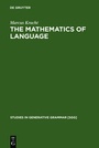 Cover: The Mathematics of Language - De Gruyter Mouton