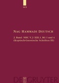 Cover: NHC V,2-XIII,1, BG 1 und 4 - De Gruyter