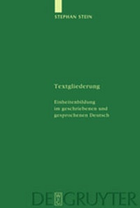 Abbildung von: Textgliederung - De Gruyter