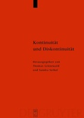 Cover: Kontinuit&auml;t und Diskontinuit&auml;t - De Gruyter
