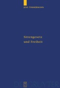 Cover: Sittengesetz und Freiheit - De Gruyter