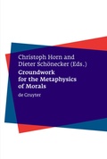 Cover: Groundwork for the Metaphysics of Morals - De Gruyter