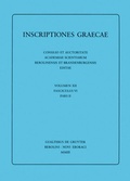 Cover: [1] Inscriptiones Sami insulae. [2] Inscriptiones Corassiarum. [3] Inscriptiones Icariae insulae - De Gruyter