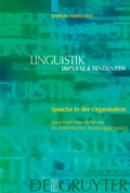 Cover: Sprache in der Organisation - De Gruyter