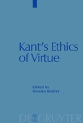 Cover: Kant's Ethics of Virtue - De Gruyter