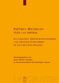 Abbildung von: Papyrus Michigan 3520 und 6868(a) - De Gruyter