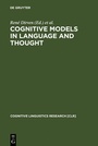 Cover: Cognitive Models in Language and Thought - De Gruyter Mouton