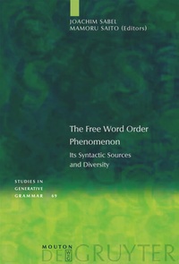 Enlarge image Cover: The Free Word Order Phenomenon - De Gruyter Mouton