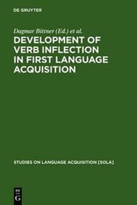 Enlarge image Cover: Development of Verb Inflection in First Language Acquisition - De Gruyter Mouton
