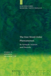 Enlarge image Cover: The Free Word Order Phenomenon - De Gruyter Mouton