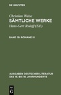 Cover: Romane III - De Gruyter