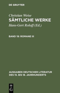 Enlarge image Cover: Romane III - De Gruyter