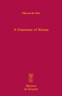 Abbildung von: A Grammar of Kwaza - De Gruyter Mouton