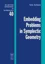 Cover: Embedding Problems in Symplectic Geometry - De Gruyter