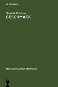 Abbildung von: Geschmack - De Gruyter