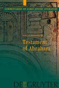 Cover: Testament of Abraham - De Gruyter