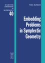 Cover: Embedding Problems in Symplectic Geometry - De Gruyter
