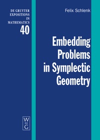 Abbildung von: Embedding Problems in Symplectic Geometry - De Gruyter
