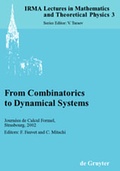 Cover: From Combinatorics to Dynamical Systems - De Gruyter