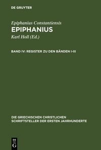 Enlarge image Cover: Register zu den Bänden I-III - De Gruyter