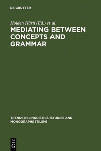 Abbildung von: Mediating between Concepts and Grammar - De Gruyter Mouton