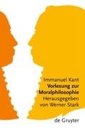 Cover: Vorlesung zur Moralphilosophie - De Gruyter