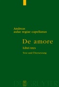 Cover: Von der Liebe - De Gruyter