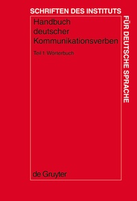 Abbildung von: Wörterbuch - De Gruyter