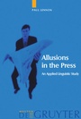 Cover: Allusions in the Press - De Gruyter Mouton
