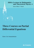 Cover: Three Courses on Partial Differential Equations - De Gruyter