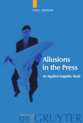 Cover: Allusions in the Press - De Gruyter Mouton