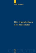 Cover: Die Ousia-Lehren des Aristoteles - De Gruyter
