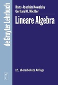 Cover: Lineare Algebra - De Gruyter