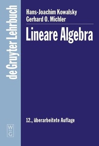 Abbildung von: Lineare Algebra - De Gruyter