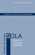 Cover: Investigations in Instructed Second Language Acquisition - De Gruyter Mouton