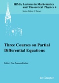 Cover: Three Courses on Partial Differential Equations - De Gruyter