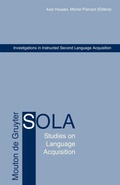 Cover: Investigations in Instructed Second Language Acquisition - De Gruyter Mouton