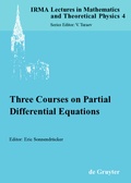 Cover: Three Courses on Partial Differential Equations - De Gruyter