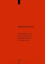 Cover: Akkulturation - De Gruyter